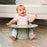 Upseat Baby Floor and Booster Seat with Tray - Sage