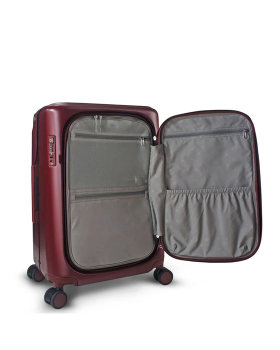 MiaMily Luggage Carry On Plus - Burgundy Red