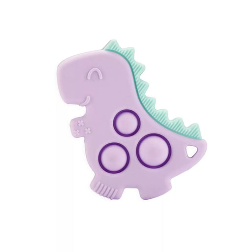 Itzy Ritzy Pop Teether - Lilac Dino