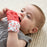 Itzy Ritzy Pop Teething Mitt - Strawberry