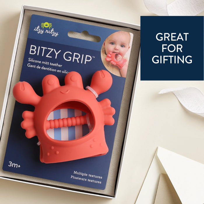 Itzy Ritzy Bitzy Grip Teether - Crab