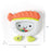 Itzy Ritzy Silicone Teether Rattle Sushi