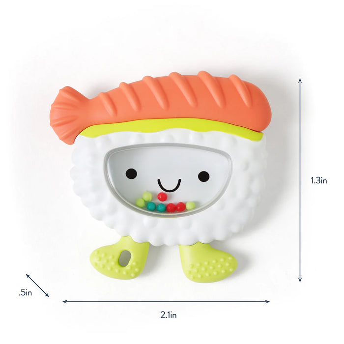Itzy Ritzy Silicone Teether Rattle Sushi