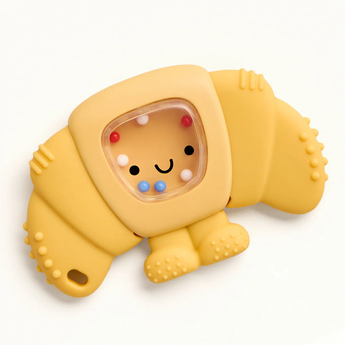 Itzy Ritzy Silicone Teether Rattle Croissant