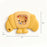 Itzy Ritzy Silicone Teether Rattle Croissant