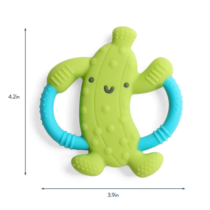 Itzy Ritzy Silicone Handle Teether Pickle