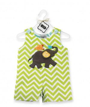 Mud Pie Elephant Romper