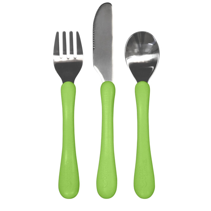 Green Sprouts Learning Cutlery -Green