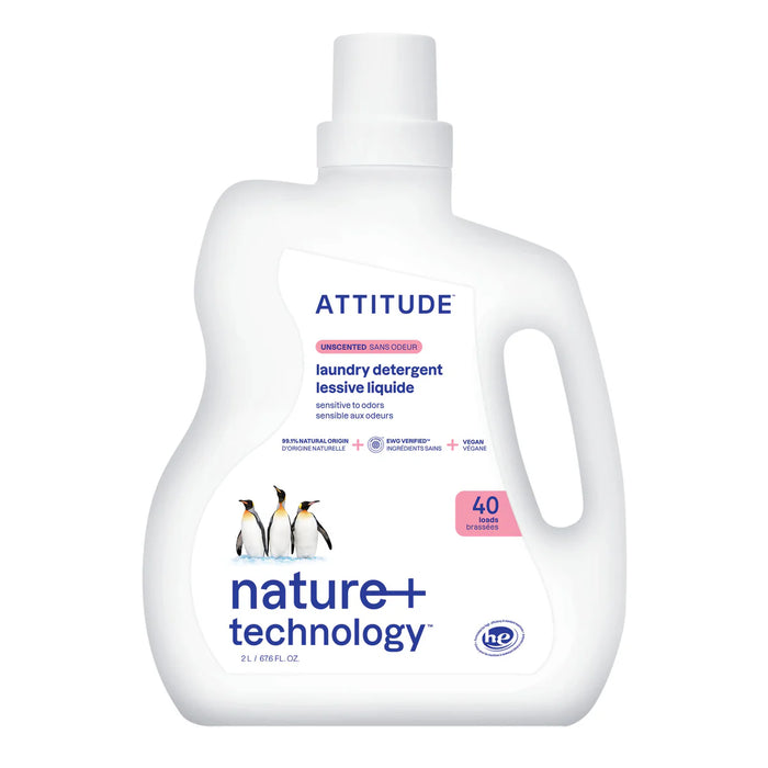 Attitude Laundry Detergent 2L(40 loads) - Unscented