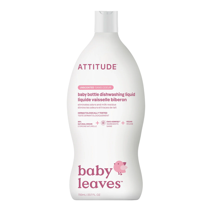 Attitude Dishwashing Liqud Baby Fragrance-Free 700ML 137265