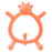 Pigeon Deer Silicone Teether for Sipping - Orange