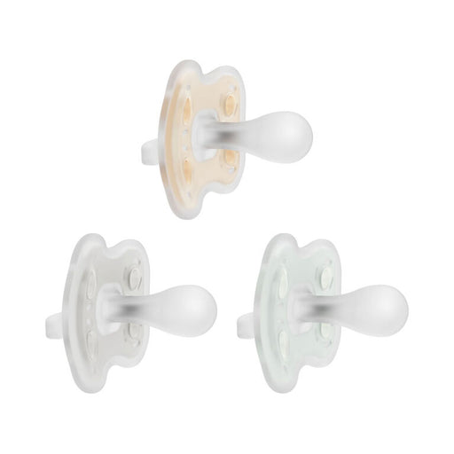 Dr Brown's Advantage Pacifier Stage 1 3pk - Neutral