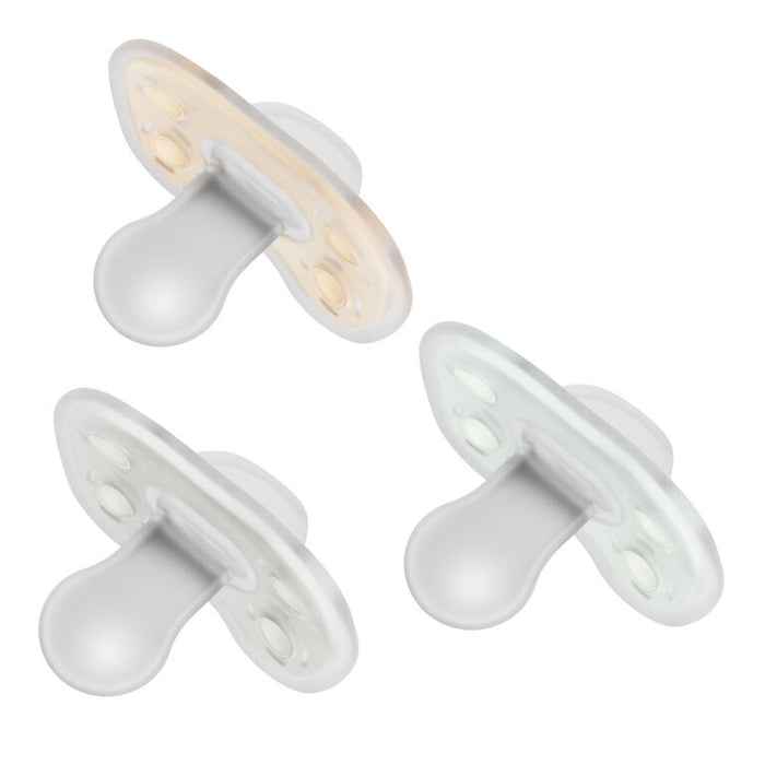 Dr Brown's Advantage Pacifier Stage 1 3pk - Neutral