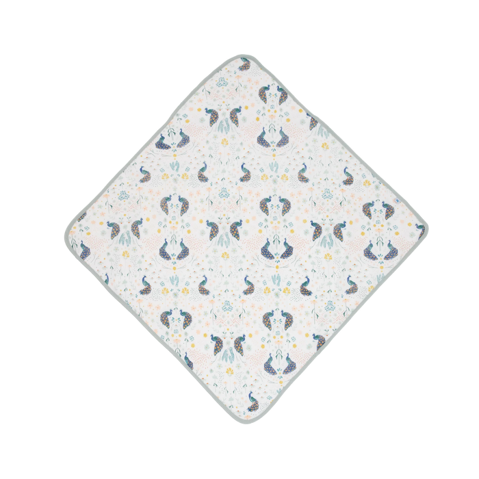 Little Unicorn Infant Hooded Towel - Peacock
