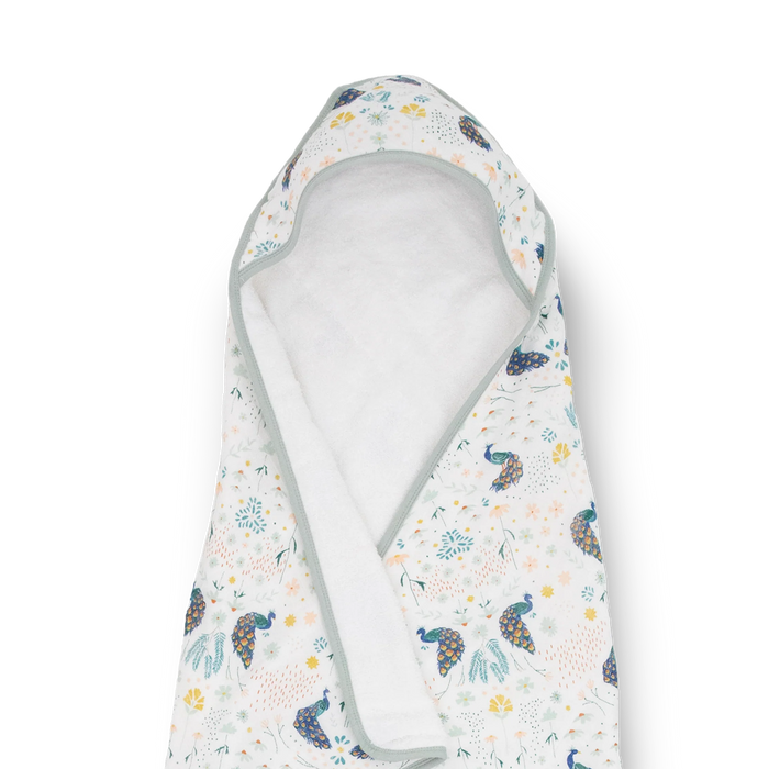Little Unicorn Infant Hooded Towel - Peacock