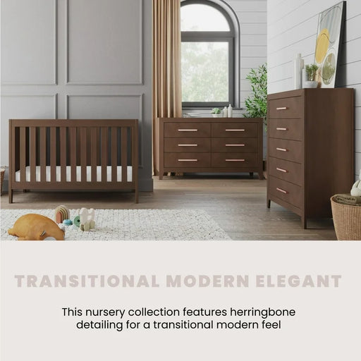 Child Craft Kieran 3-in-1 Crib - Toasted Chestnut