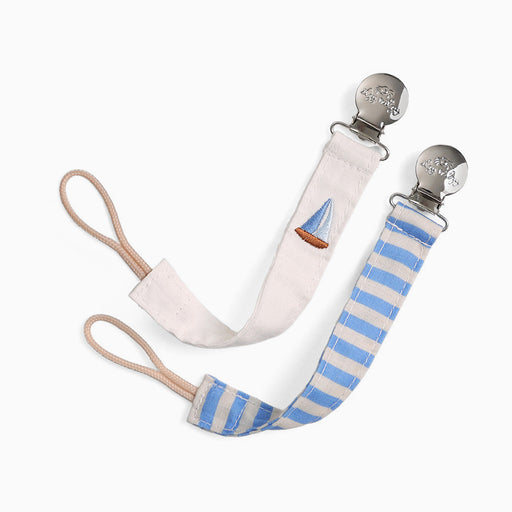 Itzy Ritzy Clip 2pk - Boat Stripe