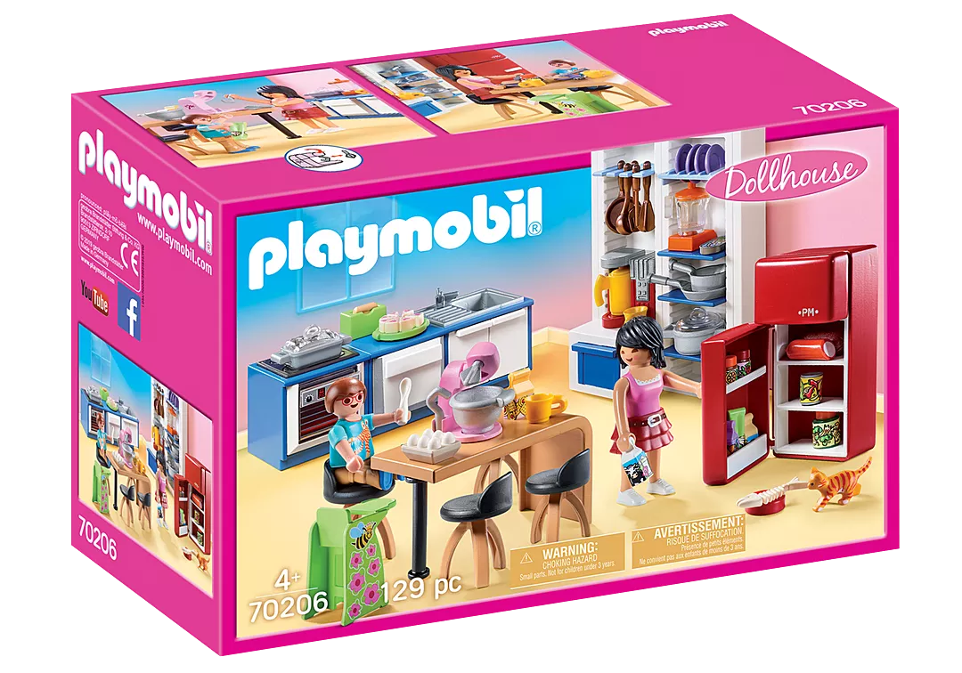 Playmobil Family Kitchen 70206