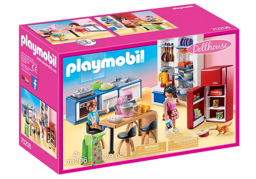 Playmobil Family Kitchen 70206