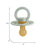 Itzy Ritzy Natural Rubber Pacifier Glow In The Dark 2pk - Sage and Gray