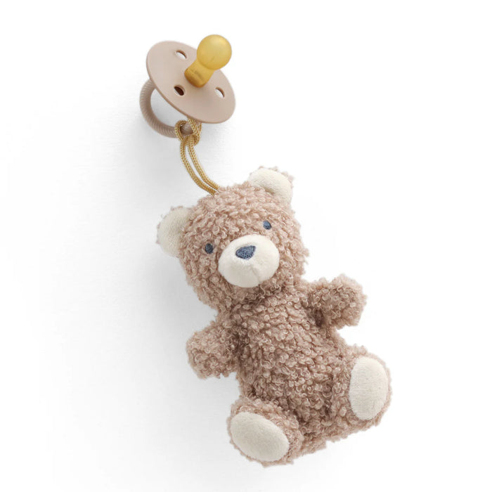 Itzy Ritzy Pacifier Bear With Natural Rubber 0-6M