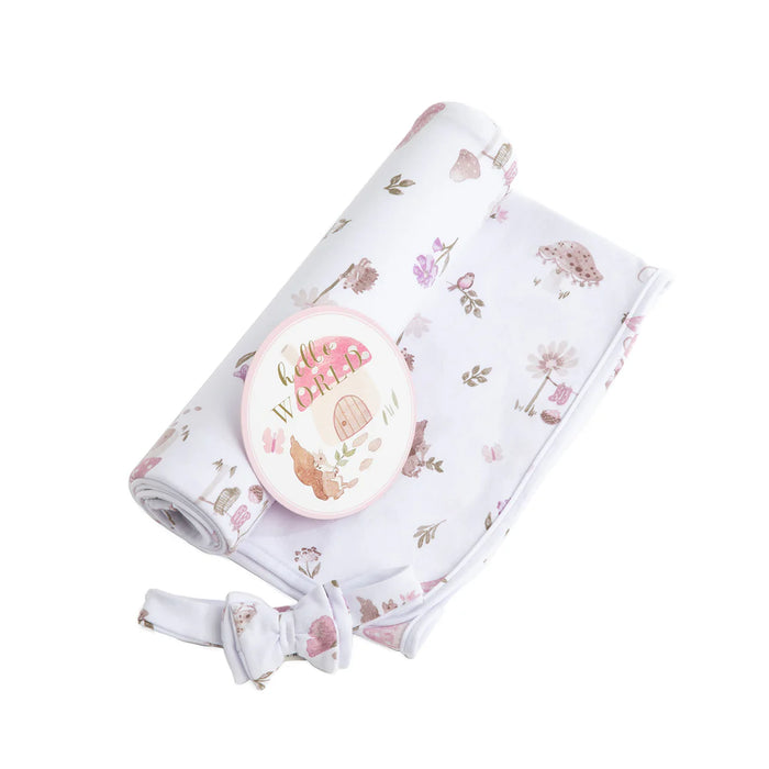 Living Textiles Newborn Baby Gift Set - Mushroom House