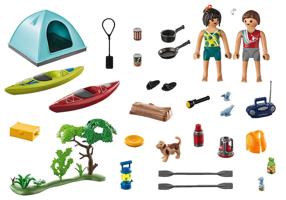 Playmobil Campsite with Campfire 71425