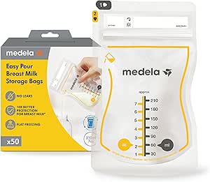 Medela Breast Esay Pour Milk Storage Bags 50pk