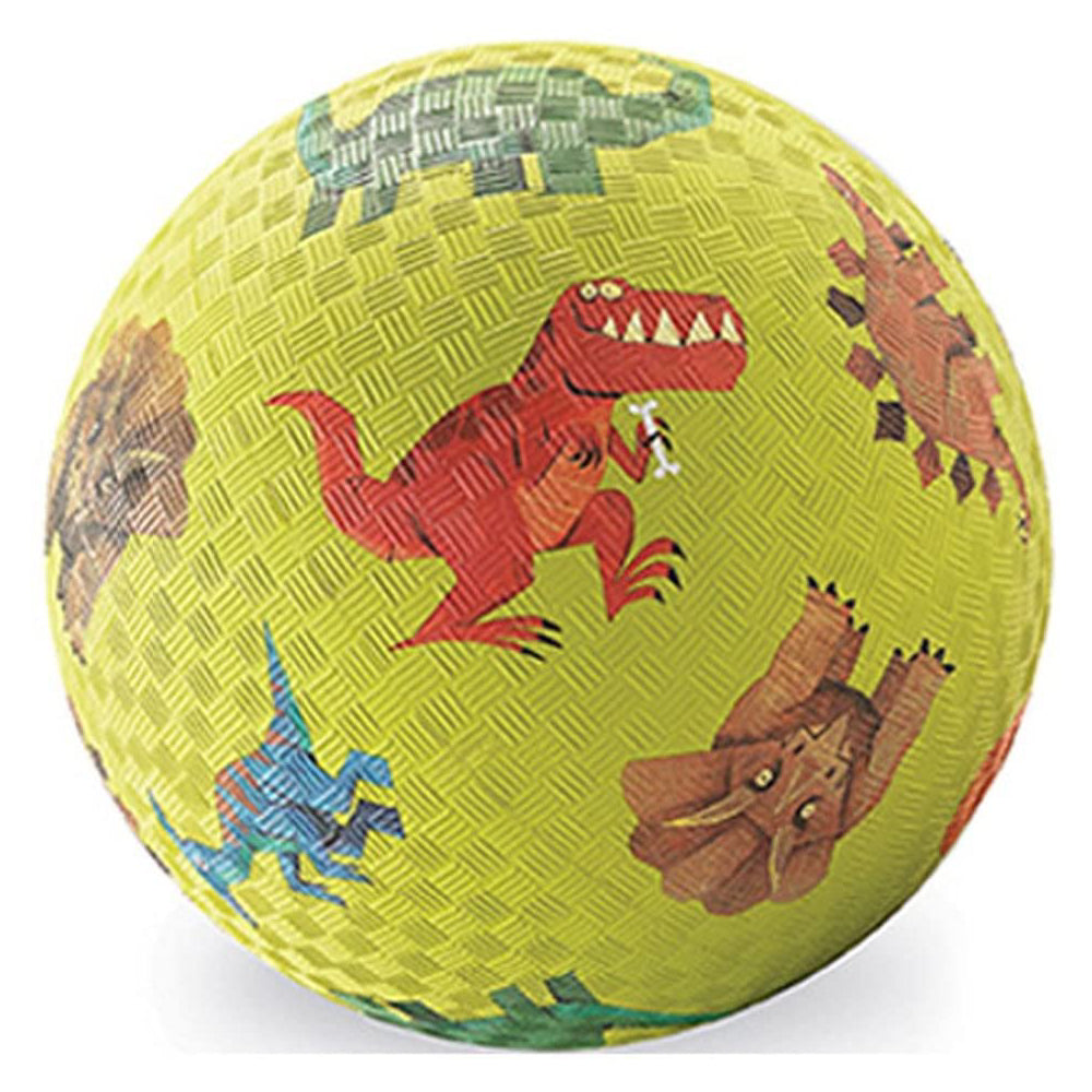 Crocodile Creek 7" Playground Ball - Dinosaurs Green 21403