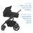 Maxi Cosi Oria Carry Cot - Essential Black