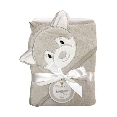 Piccolo Bambino Hooded Bath Towel Grey PB2027-1UN
