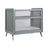 Breathable Baby Standard Baby Mesh Crib Grey 52114