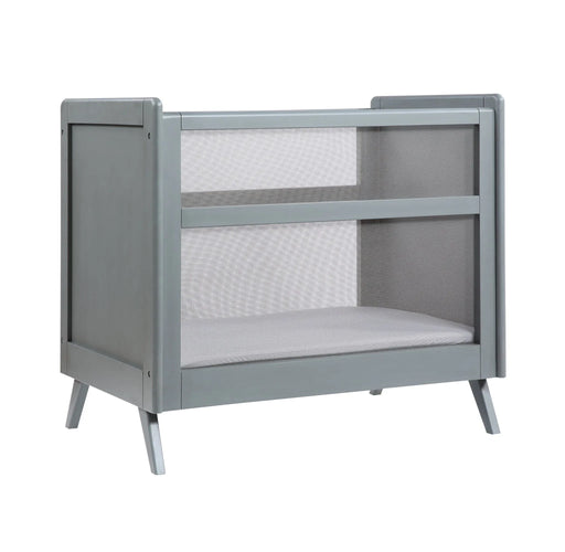 Breathable Baby Standard Baby Mesh Crib Grey 52114