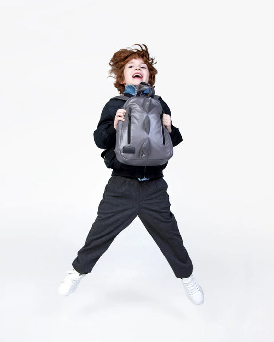 7am mini backpack 7am Mini Backpack Dino Graphite — CanaBee Baby