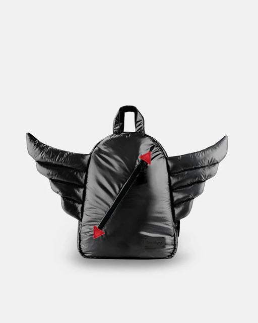 7am Mini Backpack Wings Black