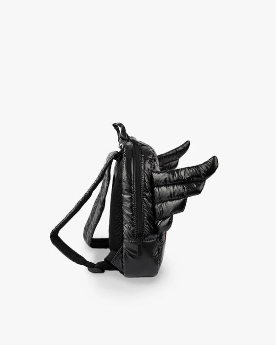 7am Mini Backpack Wings Black