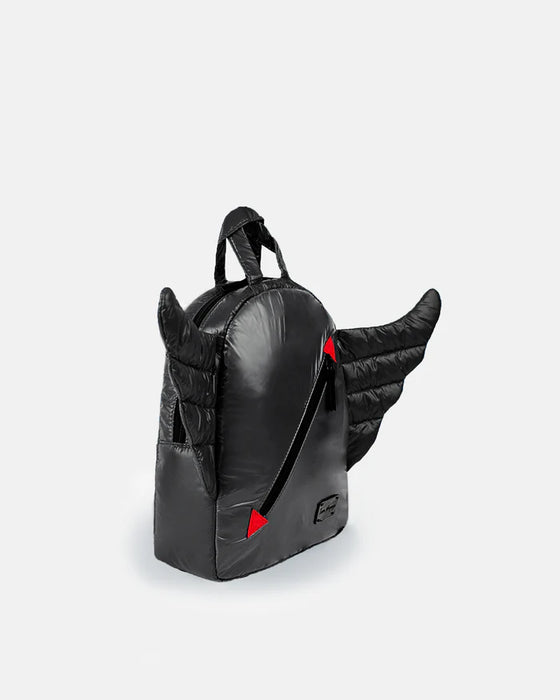 7am Mini Backpack Wings Black