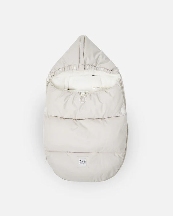 7am Enfant PlushPod Tundra - Heather Beige White Fur 0-18M