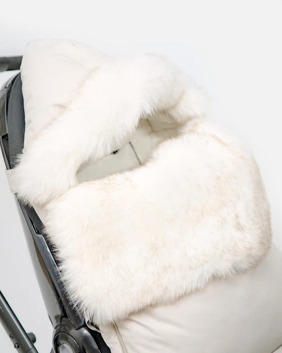 7am Enfant PlushPod Tundra - Heather Beige White Fur 0-18M