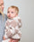 7am Hooded Cardigan Checkers Fuzzy- Ecru & Taupe 1-2T