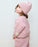 7am Heart Sweater-Ash Rose & Ecru 2-3T