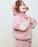 7am Heart Sweater-Ash Rose & Ecru 2-3T