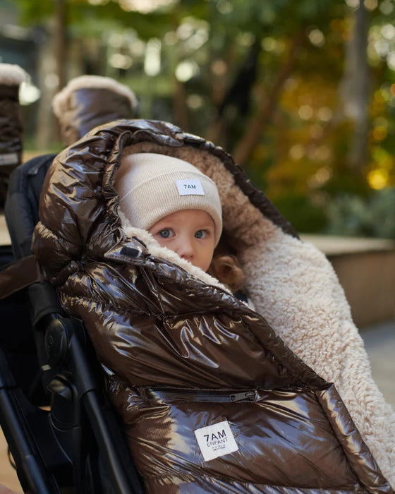 7AM Enfant Blanket 212 Evolution - Brown Polar