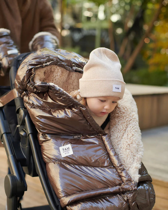 7AM Enfant Blanket 212 Evolution - Brown Polar