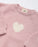 7am Heart Sweater-Ash Rose & Ecru 3-4T