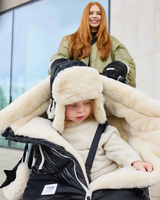 7AM Blanket 212 Evolution - Footmuff Black Liquid Shine B212E-BKLF
