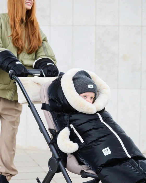 7AM Blanket 212 Evolution - Footmuff Black Liquid Shine B212E-BKLF
