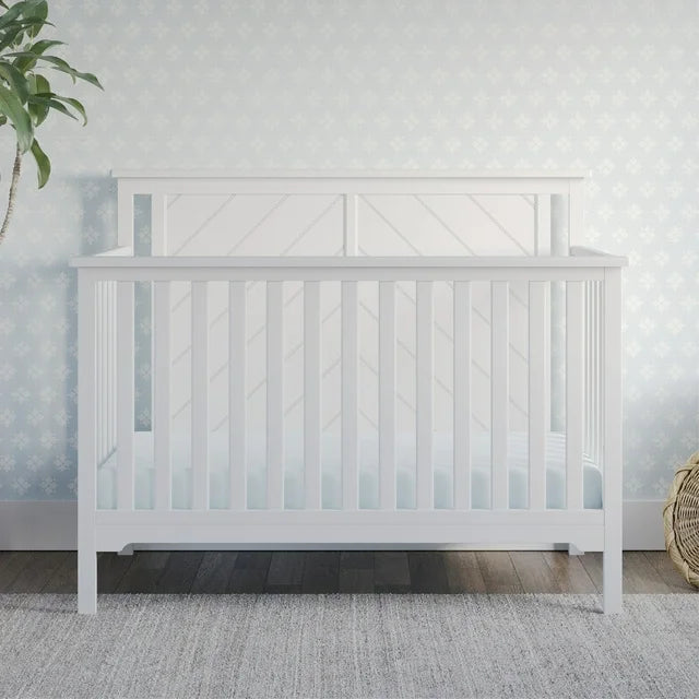 Child Craft Hampton Flat 4-in-1 Crib - Matte White