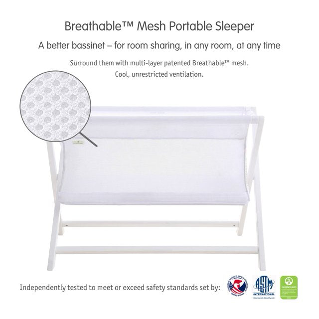 Breathable Baby In Room Sleeper White