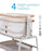 Maxi Cosi Iora Bedside Bassinet  - Horizon Sand